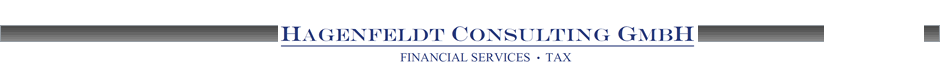 Hagenfeldt Consulting GmbH.  Financial Services and Tax, Voluntary Correction of Tax return, Yearly tax return of foreing capital.